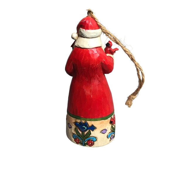 Jim Shore Santa Claus Christmas Ornament Cardinal  2014 Holiday Decor Folkart Ho - Picture 4 of 14